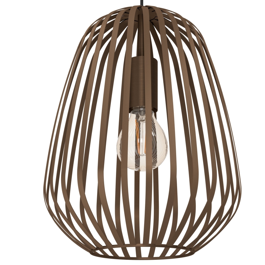 Eglo - Luster na sajli 1xE27/40W/230V bronzana