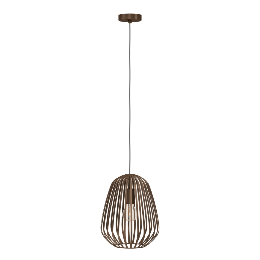 Eglo - Luster na sajli 1xE27/40W/230V bronzana