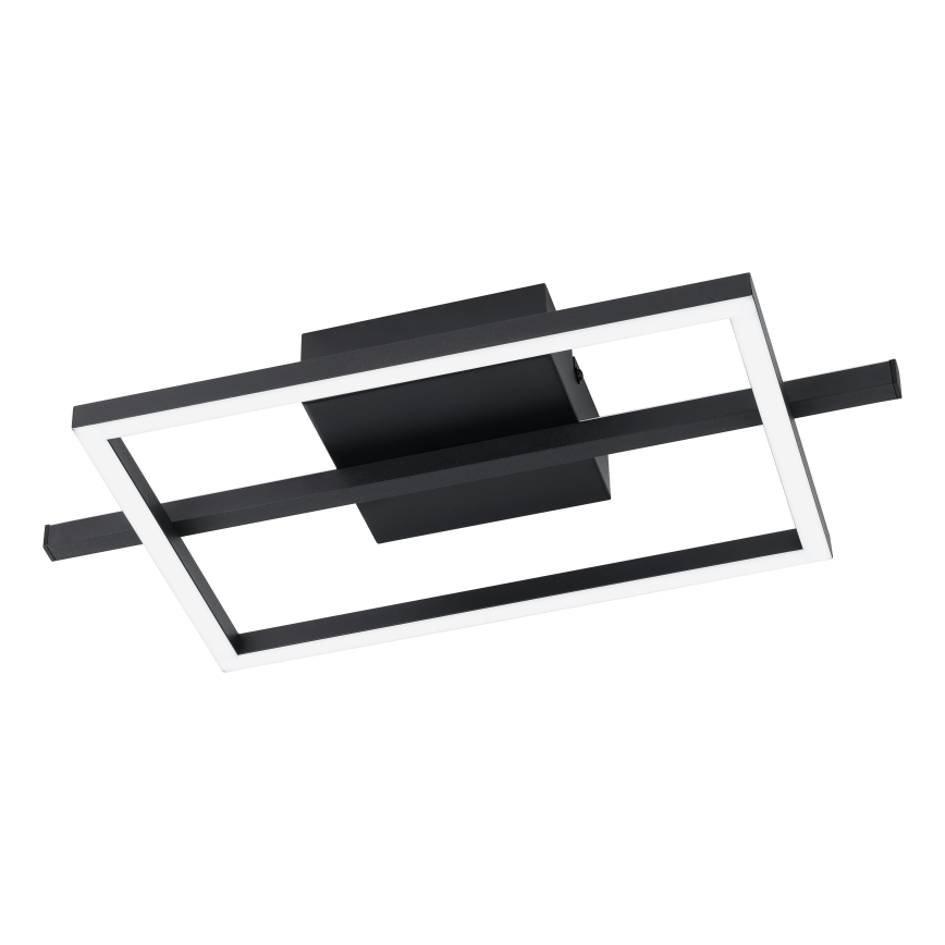 Eglo - LED RGBW prigušiva plafonska svetiljka LED/17W/230V 2700-6500K crna + daljinski upravljač