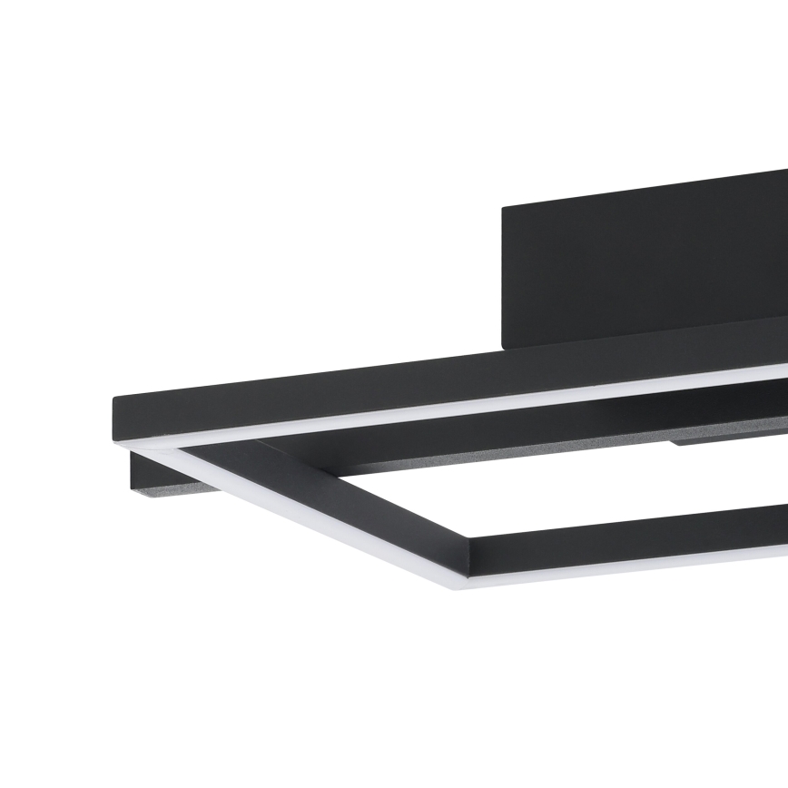 Eglo - LED RGBW prigušiva plafonska svetiljka LED/17W/230V 2700-6500K crna + daljinski upravljač