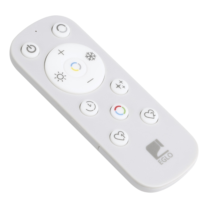 Eglo - LED RGBW prigušiva plafonska svetiljka LED/17W/230V 2700-6500K crna + daljinski upravljač