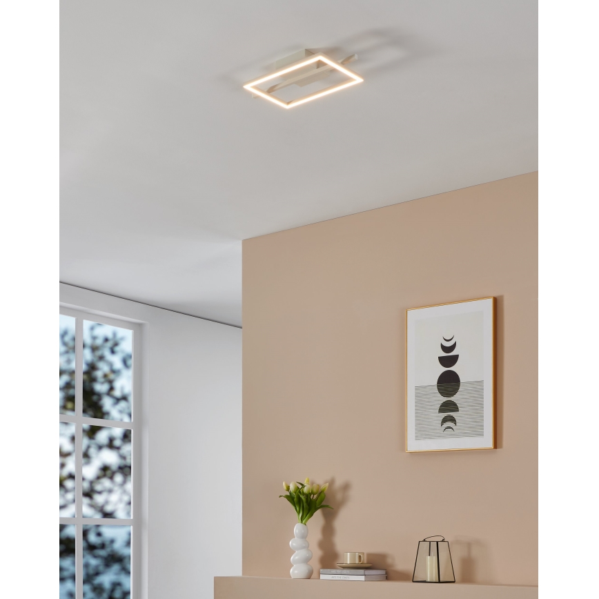 Eglo - LED RGBW prigušiva plafonska svetiljka LED/17W/230V 2700-6500K bela + daljinski upravljač
