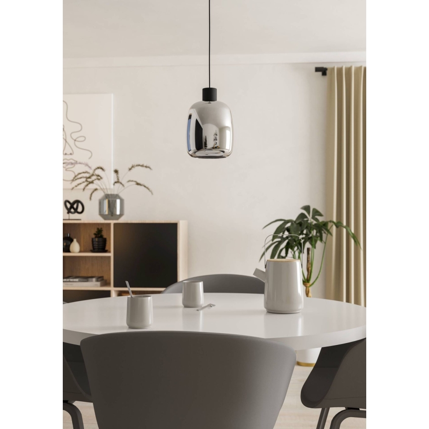 Eglo - LED RGBW prigušiva luster na sajli LED/3,7W/230V 2700-6500K crna ZigBee