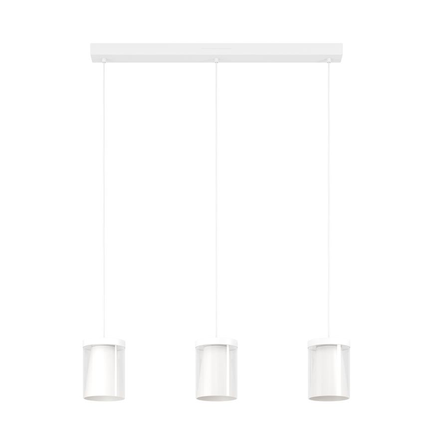 Eglo - LED RGBW prigušiva luster na sajli 3xLED/3,7W/230V 2700-6500K bela ZigBee