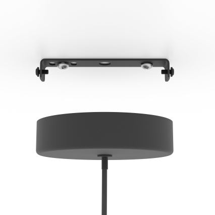 Eglo - LED RGBW prigušiva luster na sajli LED/3,7W/230V 2700-6500K crna