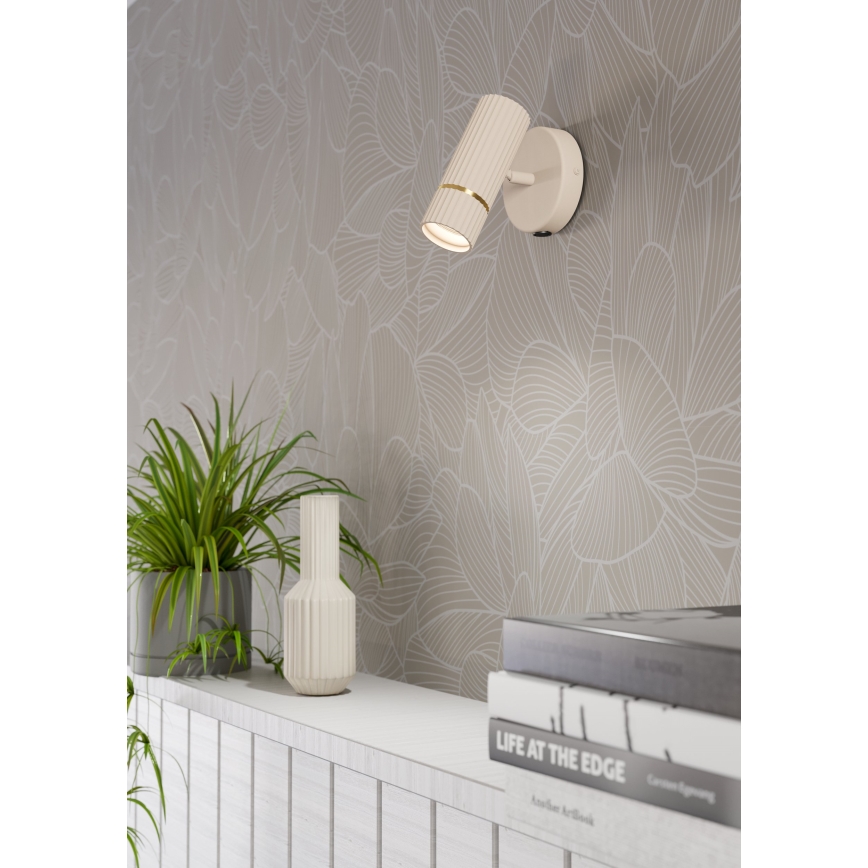 Eglo - LED zidno svetlo 1xGU10/5W/230V 3000K bež