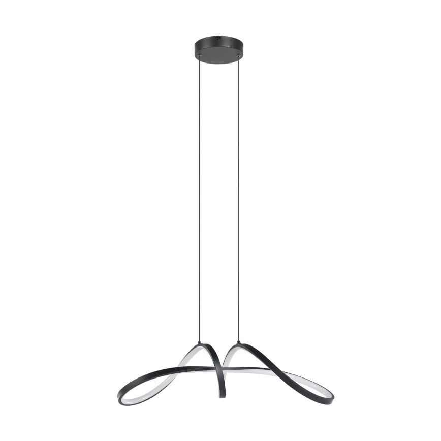 Eglo - LED RGBW prigušiva luster na sajli LED/22W/230V 2700-6500K crna