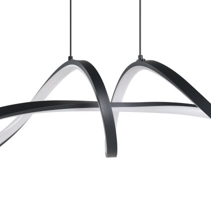Eglo - LED RGBW prigušiva luster na sajli LED/22W/230V 2700-6500K crna