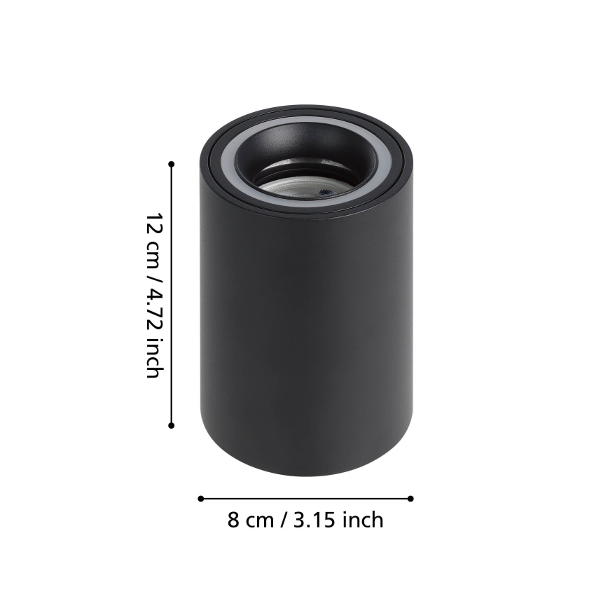 Eglo - LED RGBW prigušiva spot svetiljka LED/4,9W/230V 2700-6500K crna