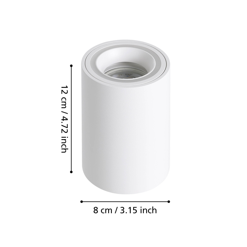 Eglo - LED RGBW prigušiva ugradna spot svetiljka LED/4,9W/230V 2700-6500K bela