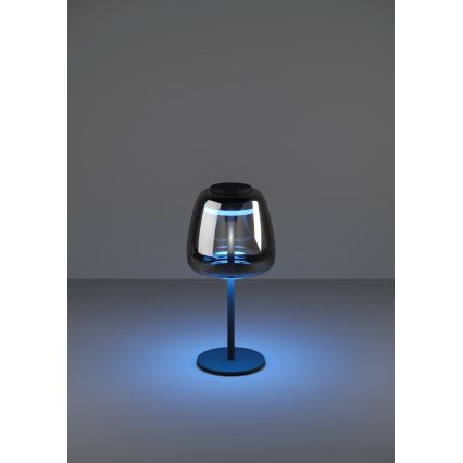 Eglo - prigušiva LED RGBW stona lampa LED/7,7W/230V 2700-6500K zadimljena