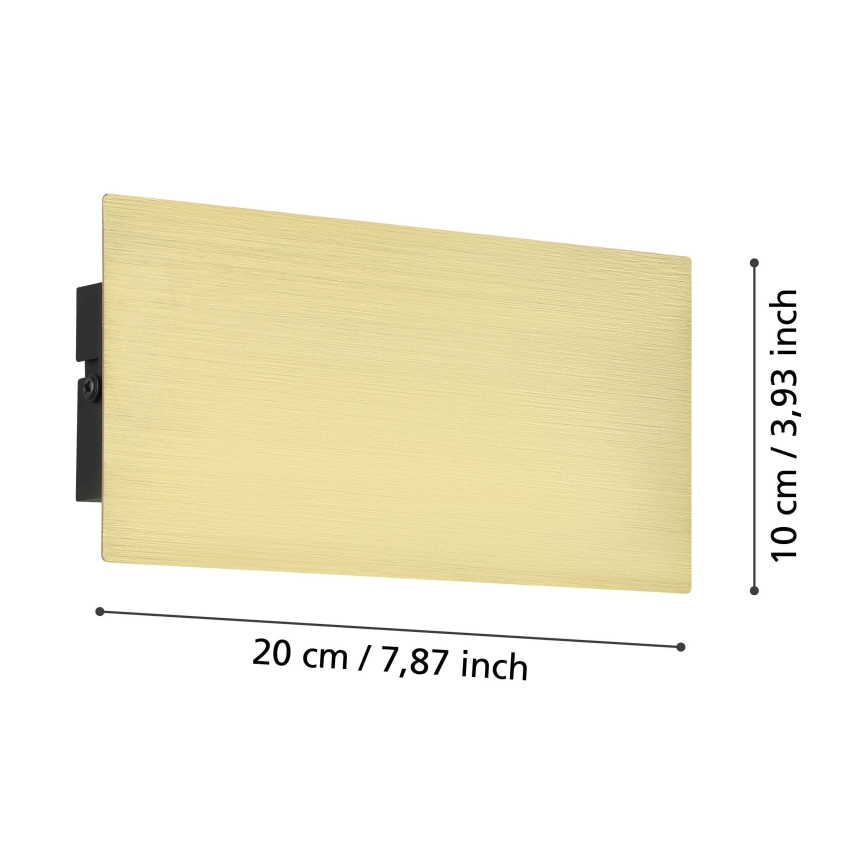 Eglo - LED zidno svetlo LED/6W/230V 3000K zlatno
