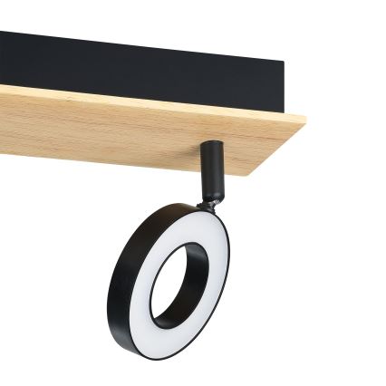 Eglo - LED spot svetiljka 2xLED/4,2W/230V crna/braon