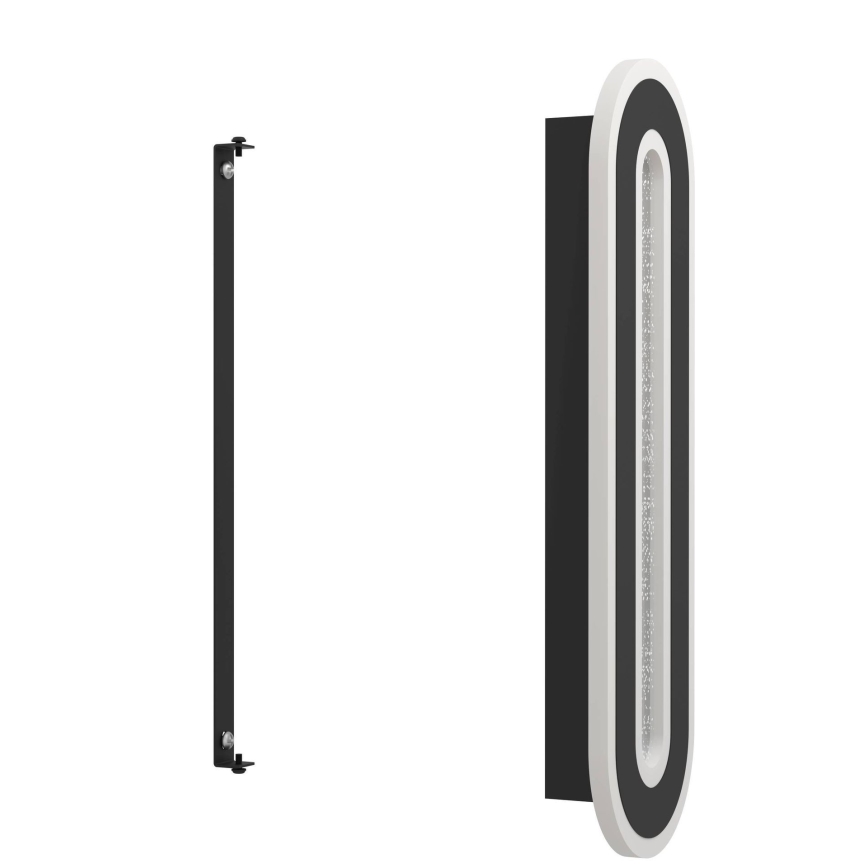 Eglo - LED zidna svetiljka LED/12W/230V 4000K crna