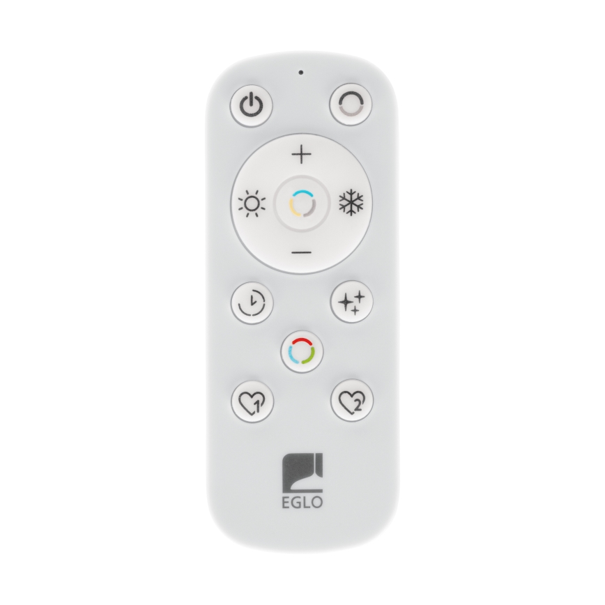Eglo - LED plafonsko svetlo LORETELLO LED/12W/230V, prigušiva, belo + daljinski upravljač