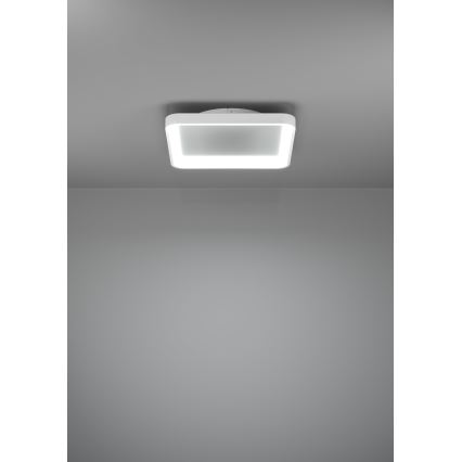 Eglo - LED plafonsko svetlo LORETELLO LED/12W/230V, prigušiva, belo + daljinski upravljač