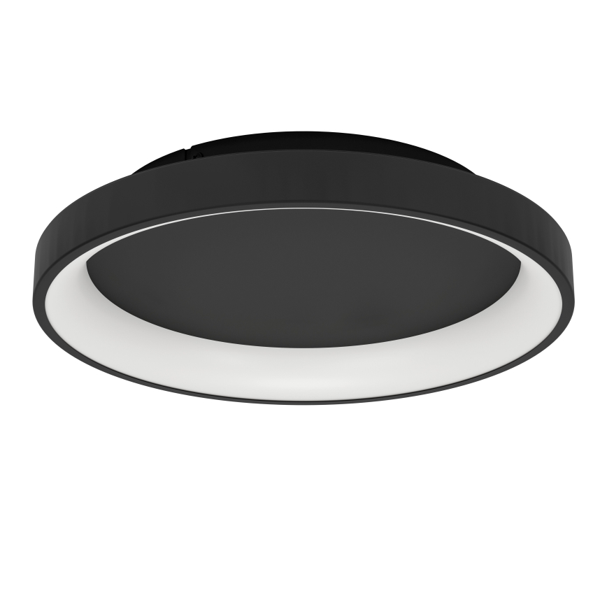 Eglo - LED Prigušiva stropna svetiljka LED/12W/230V 2700-6500K crna + daljinski upravljač