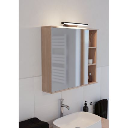 Eglo - LED RGBW prigušiva rasveta za kupatilska ogledala LED/12W/230V 2700-6500K IP44 crna
