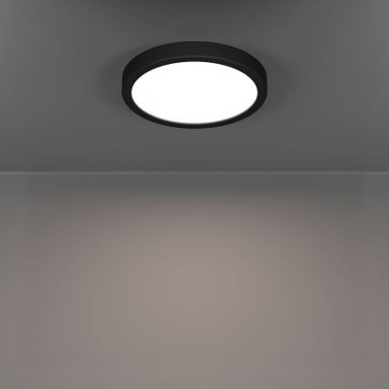 Eglo - LED plafonsko svetlo FUEVA LED/11,5W/230V 2700/4000/6500K prečnik 21,1 cm crna