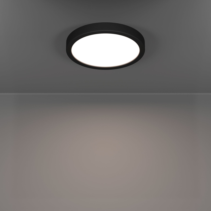 Eglo - LED plafonsko svetlo FUEVA LED/11,5W/230V 2700/4000/6500K prečnik 21,1 cm crna