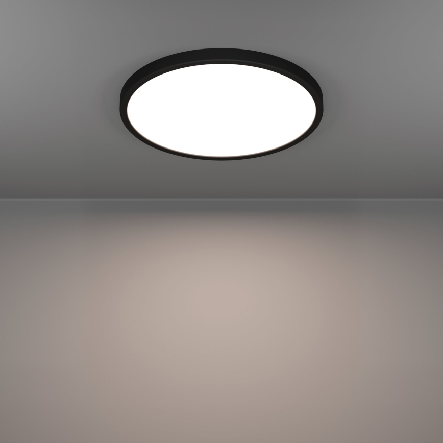 Eglo - LED plafonska svetiljka LED/17W/230V 2700/4000/6500K prečnik 38,9 cm, crna