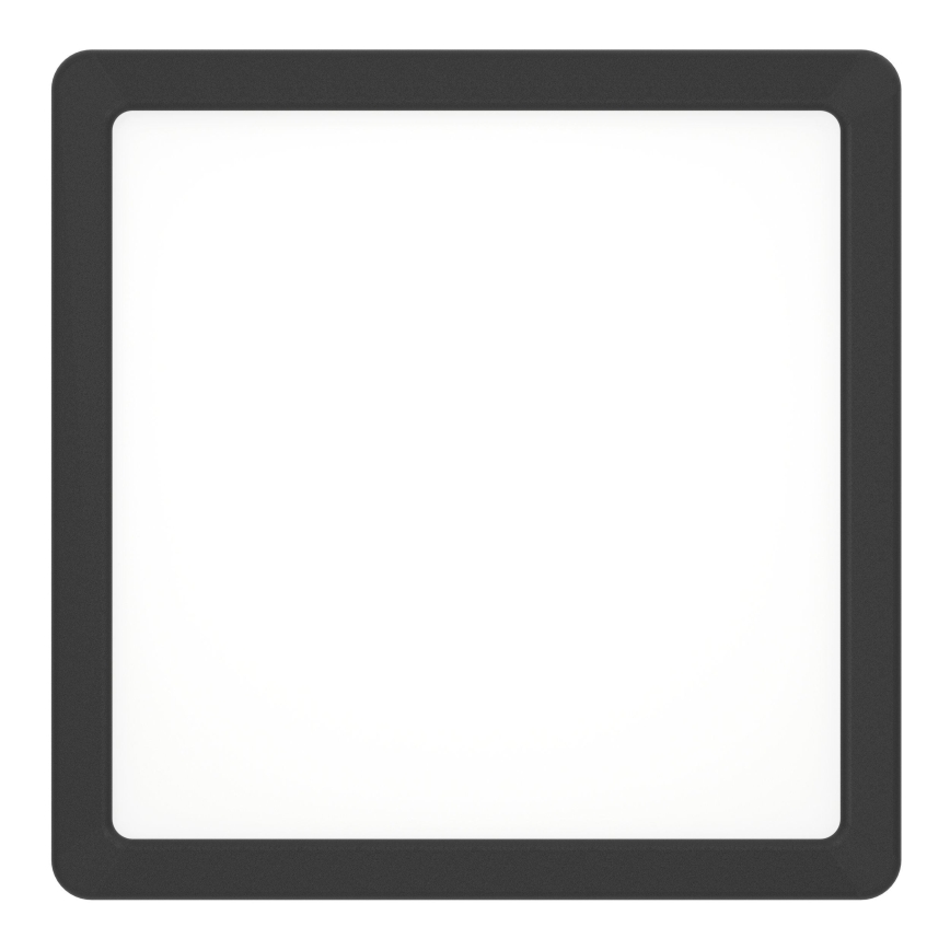 Eglo - LED plafonsko svetlo LED/10,5W/230V 2700/4000/6500K 22x22cm crna