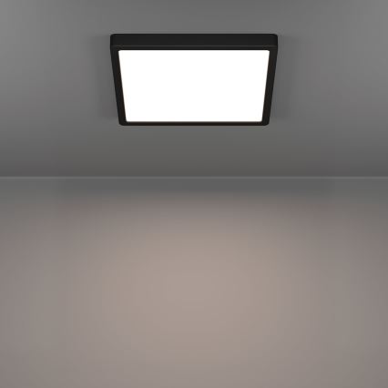 Eglo - LED plafonska svetiljka LED/13W/230V 2700/4000/6500K 29x29cm crna