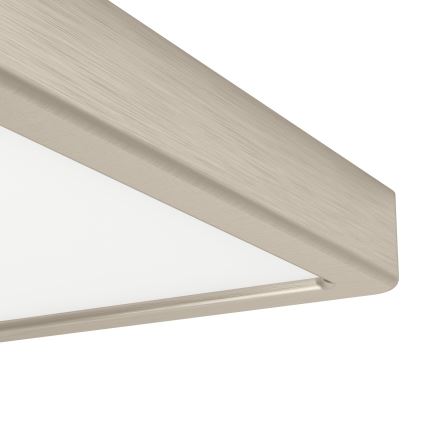 Eglo - LED plafonsko svetlo LED/10,5W/230V 2700/4000/6500K 22x22 cm mat hrom