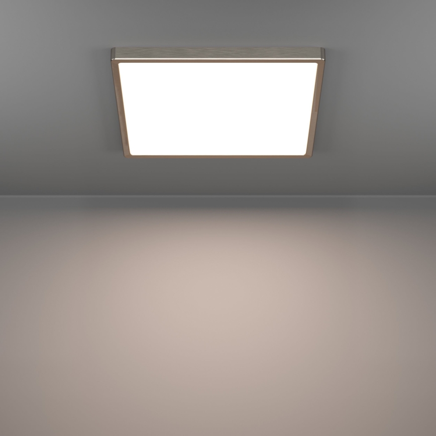 Eglo - LED stropna svetiljka LED/17,5W/230V 2700/4000/6500K 39x39 cm mat hrom