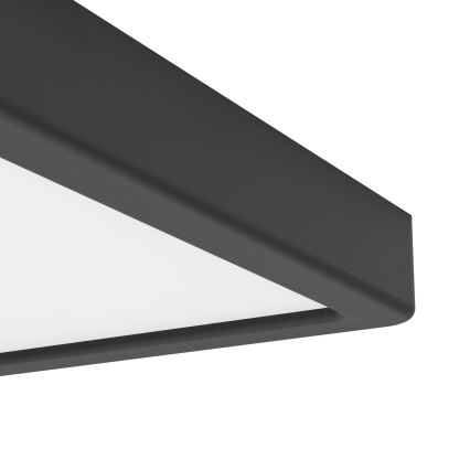 Eglo - LED stropno svetlo za kupatilo LED/10,5W/230V 22x22 cm IP44 crna