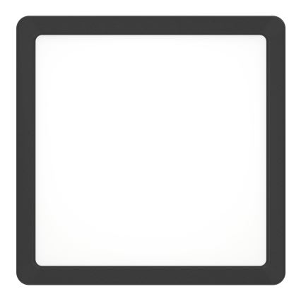 Eglo - LED stropno svetlo za kupatilo LED/10,5W/230V 22x22 cm IP44 crna