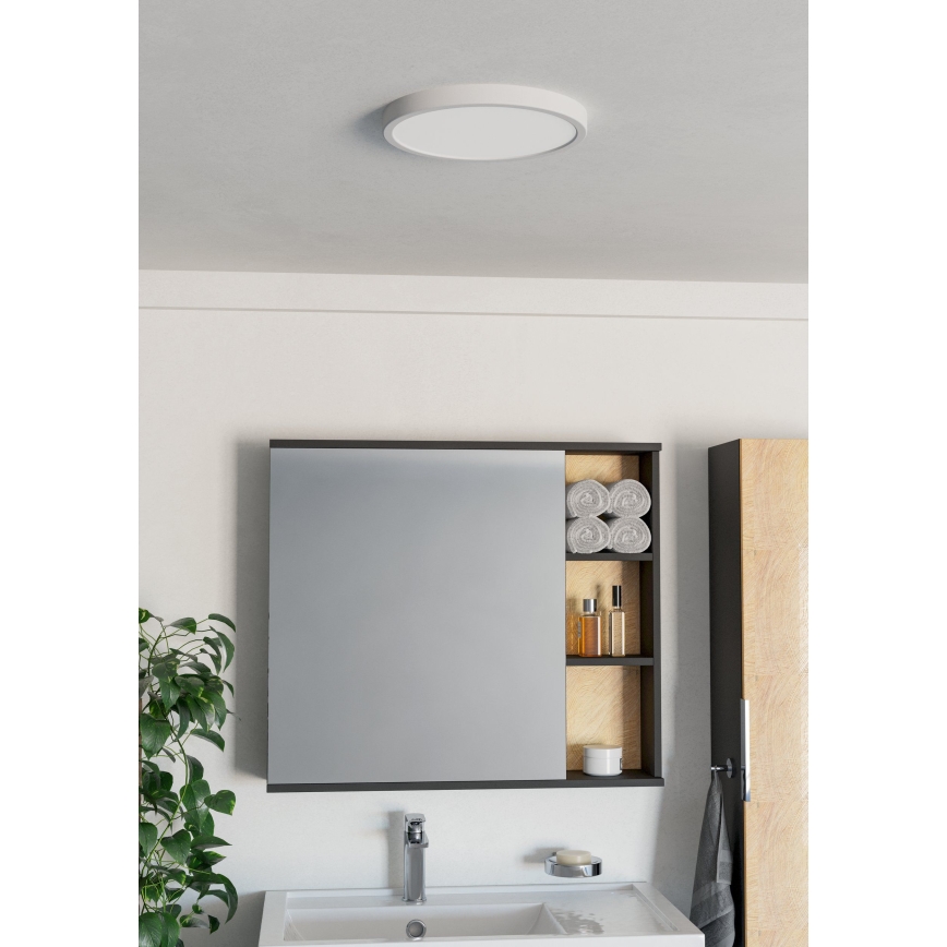 Eglo - LED plafonsko svetlo za kupatilo LED/14,2W/230V 2700/4000/6500K prečnik 27,8 cm IP44 belo