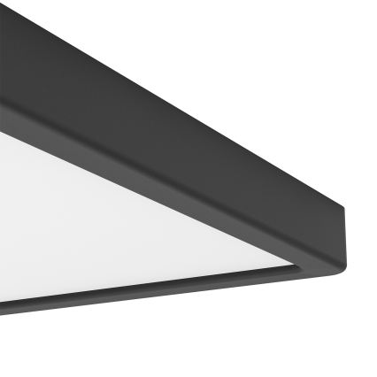 Eglo - LED RGBW prigušiva plafonsko svetlo za kupatilo LED/13,5W/230V 2700-6500K 29,5x29,5 cm IP44 crna
