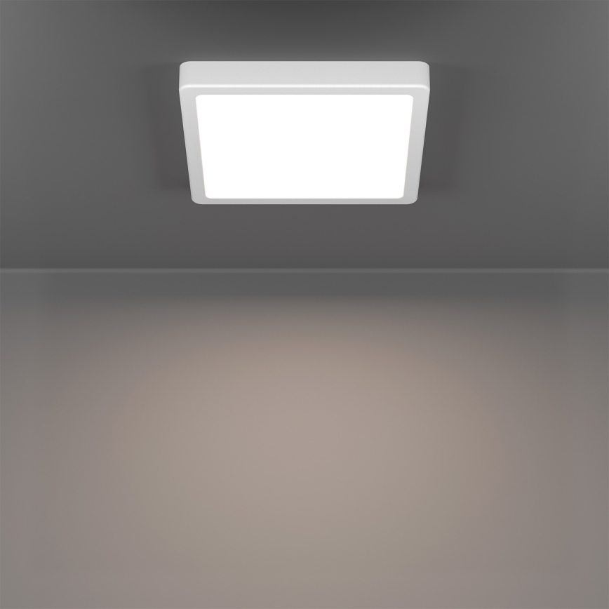 Eglo - LED RGBW prigušiva kupatilska plafonska lampa LED/10,5W/230V 2700-6500K 22x22 cm IP44 bela