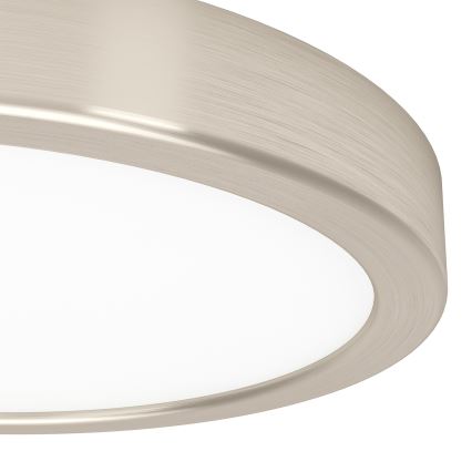 Eglo - LED RGBW prigušiva plafonska svetiljka za kupatilo LED/11,2W/230V 2700-6500K prečnik 21,1 cm IP44 mat hrom