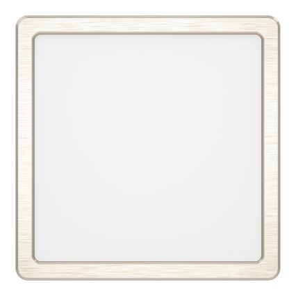 Eglo - LED RGBW prigušiva kupatilska plafonska svetiljka LED/10,5W/230V 2700-6500K 22x22 cm IP44 mat hrom