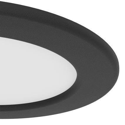 Eglo - LED ugradna svetiljka LED/6,3W/230V 2700/4000/6500K prečnika 11,9 cm crna