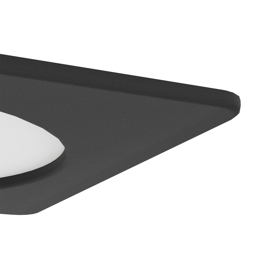Eglo - LED ugradna plafonska svetiljka LED/6,3W/230V 2700/4000/6500K 11,9x11,9 cm crna