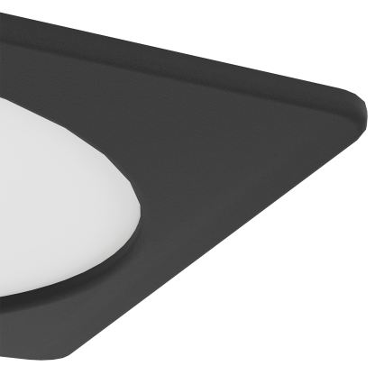 Eglo - LED ugradno plafonsko svetlo LED/10,5W/230V 2700/4000/6500K 16,6x16,6 cm crno