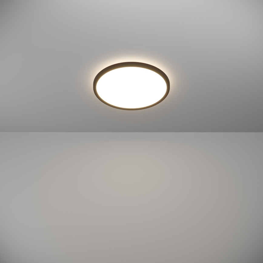 Eglo - LED kupatilsko plafonsko svetlo LED/13,9W/230V 2700/4000/6500K prečnik 30 cm IP44 crna