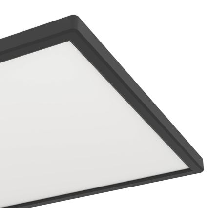 Eglo - LED kupatilsko plafonsko svetlo LED/17,2W/230V 2700/4000/6500K 30x57 cm IP44 crna