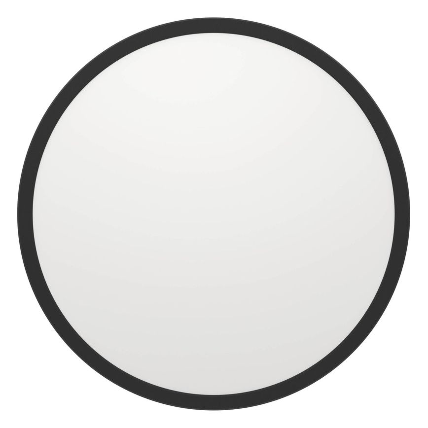 Eglo - LED prigušiva plafonska svetiljka za kupatilo LED/16,8W/230V 2700-6500K prečnik 50 cm IP44 crna + daljinski upravljač