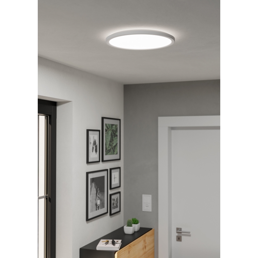 Eglo - prigušiva LED kupatilska plafonska svetiljka LED/18,5W/230V 2700-6500K prečnik 38,9 cm IP44 bela + daljinski upravljač