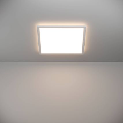 Eglo - LED prigušiva plafonska svetiljka za kupatilo LED/17,6W/230V 2700-6500K 39x39 cm IP44 bela + daljinski upravljač