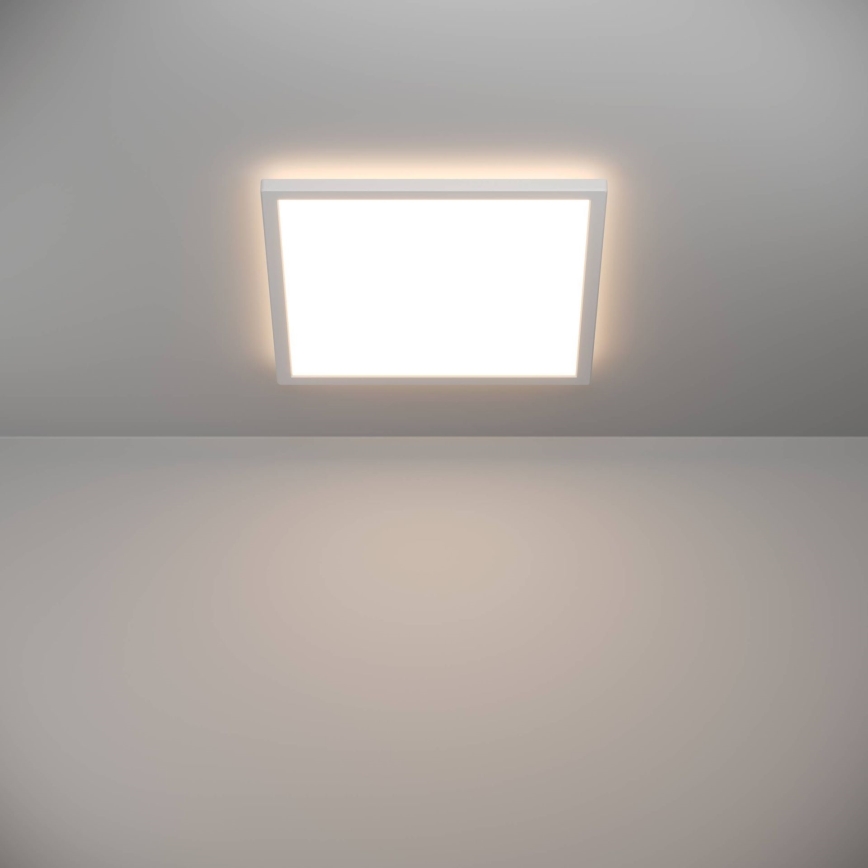 Eglo - LED prigušiva plafonska svetiljka za kupatilo LED/17,6W/230V 2700-6500K 39x39 cm IP44 bela + daljinski upravljač
