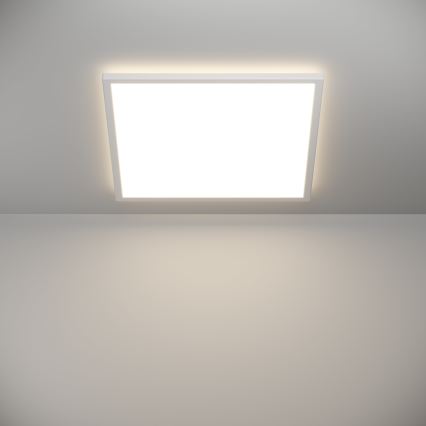 Eglo - LED prigušiva plafonska svetiljka za kupatilo LED/17W/230V 2700-6500K 50x50 cm IP44 bela + daljinski upravljač