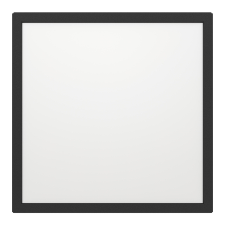 Eglo - LED RGBW prigušiva kupatilska plafonska svetiljka LED/17,6W/230V 2700-6500K 39x39 cm IP44 crna ZigBee