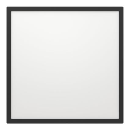 Eglo - LED RGBW prigušiva kupatilska plafonska svetiljka LED/17W/230V 2700-6500K 50x50cm IP44 crna ZigBee