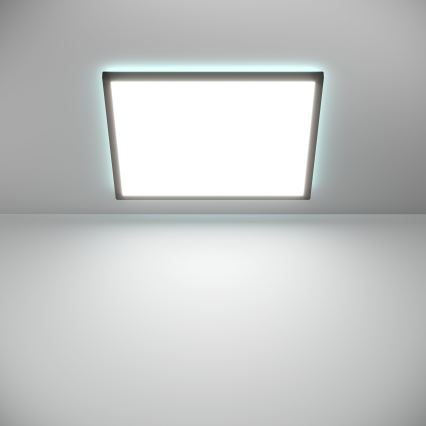 Eglo - LED RGBW prigušiva kupatilska plafonska svetiljka LED/17W/230V 2700-6500K 50x50cm IP44 crna ZigBee