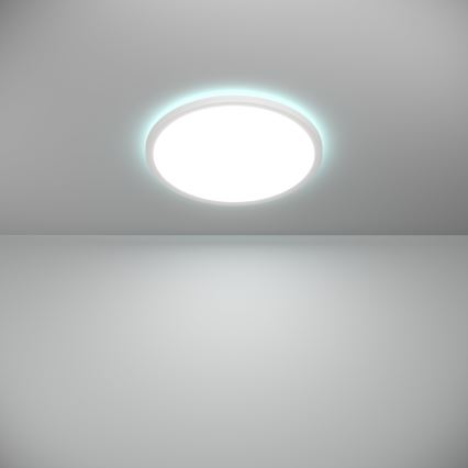 Eglo - LED RGBW prigušiva stropna svetiljka za kupatilo LED/18,5W/230V 2700-6500K prečnik 38,9 cm IP44 bela ZigBee